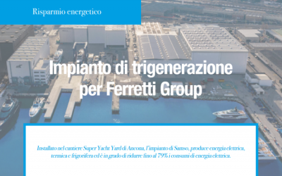 Impianto di trigenerazione per Ferretti Group